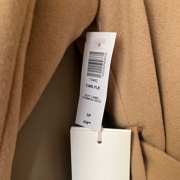 BNWT Wilfred Aritzia Wool Camel Coat - Picture 3 of 8